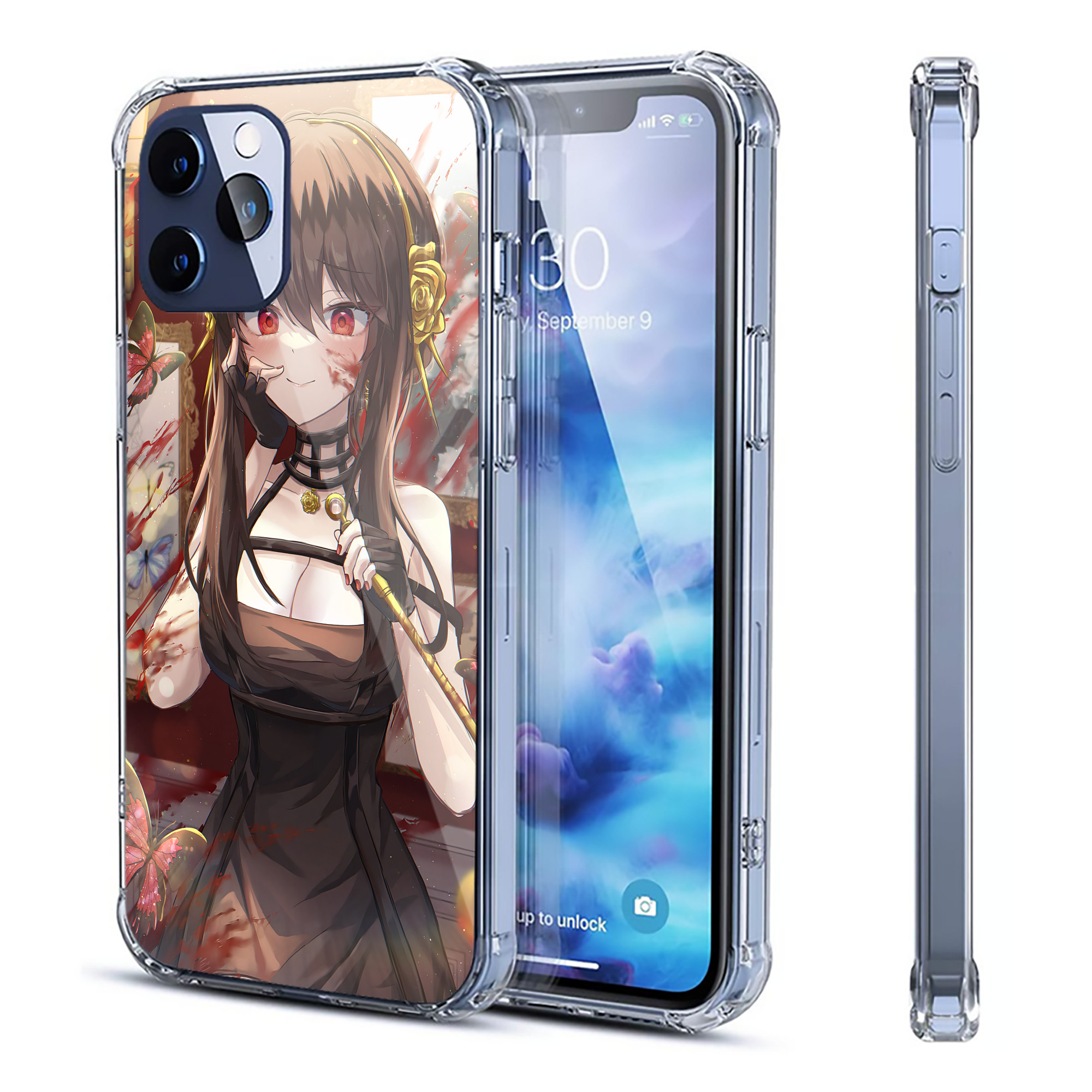 （画像用） SPY×FAMILY间谍家家酒 【iPhone 12シリーズ対応】透明スマホケース（クリアソフトケース）